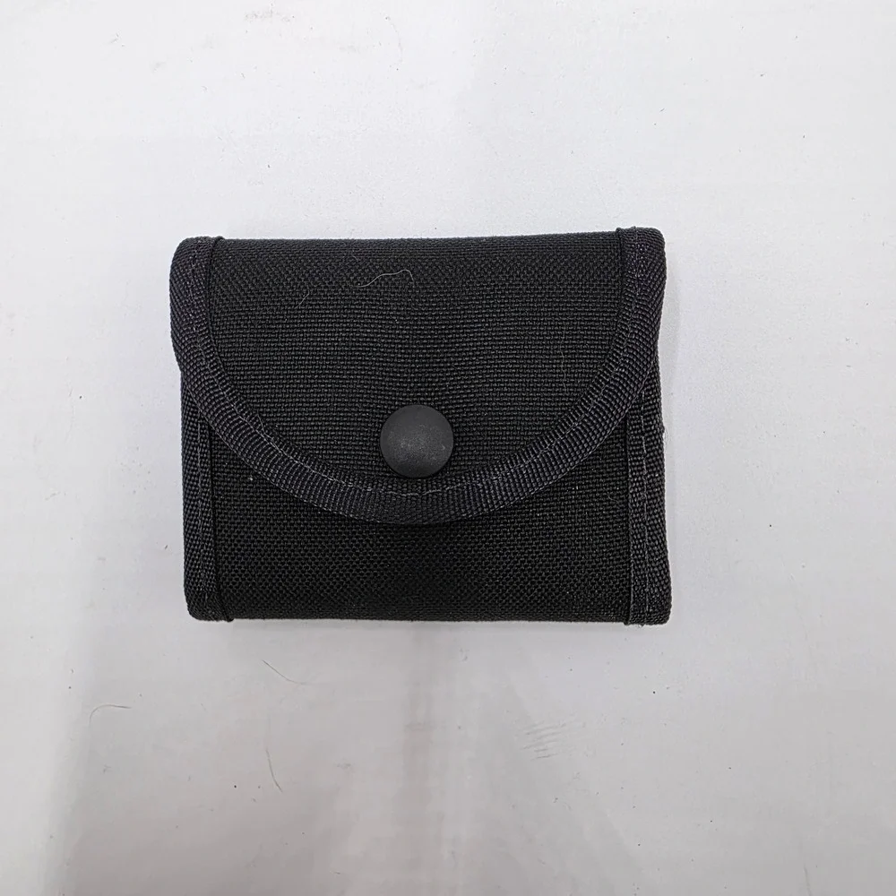 Uncle Mikes Black Nylon Duty Belt Pouch Snap Closure